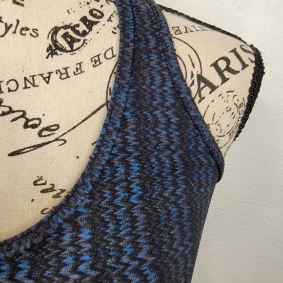 Lululemon Cool Racer Back Tank Top Sz 4 Ziggy Gem Blue Multicolor - Picture 4 of 6